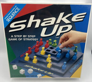 Vintage 1997 Shake Up Strategy Board Game Jax Ltd Complete New Sealed